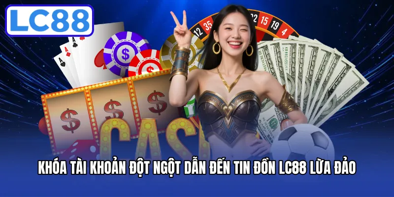 Khóa tài khoản đột ngột dẫn đến tin đồn LC88 lừa đảo