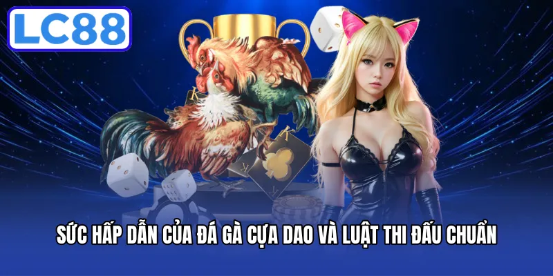 Sức hấp dẫn của đá gà cựa dao và luật thi đấu chuẩn